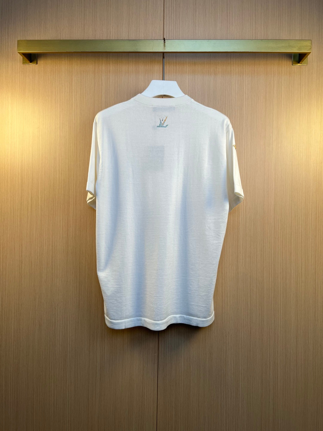 LV Diamond Knitted Short Sleeve T-shirt