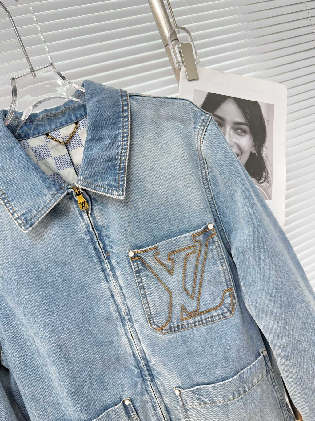 LV Men's Denim Shirt Jacket