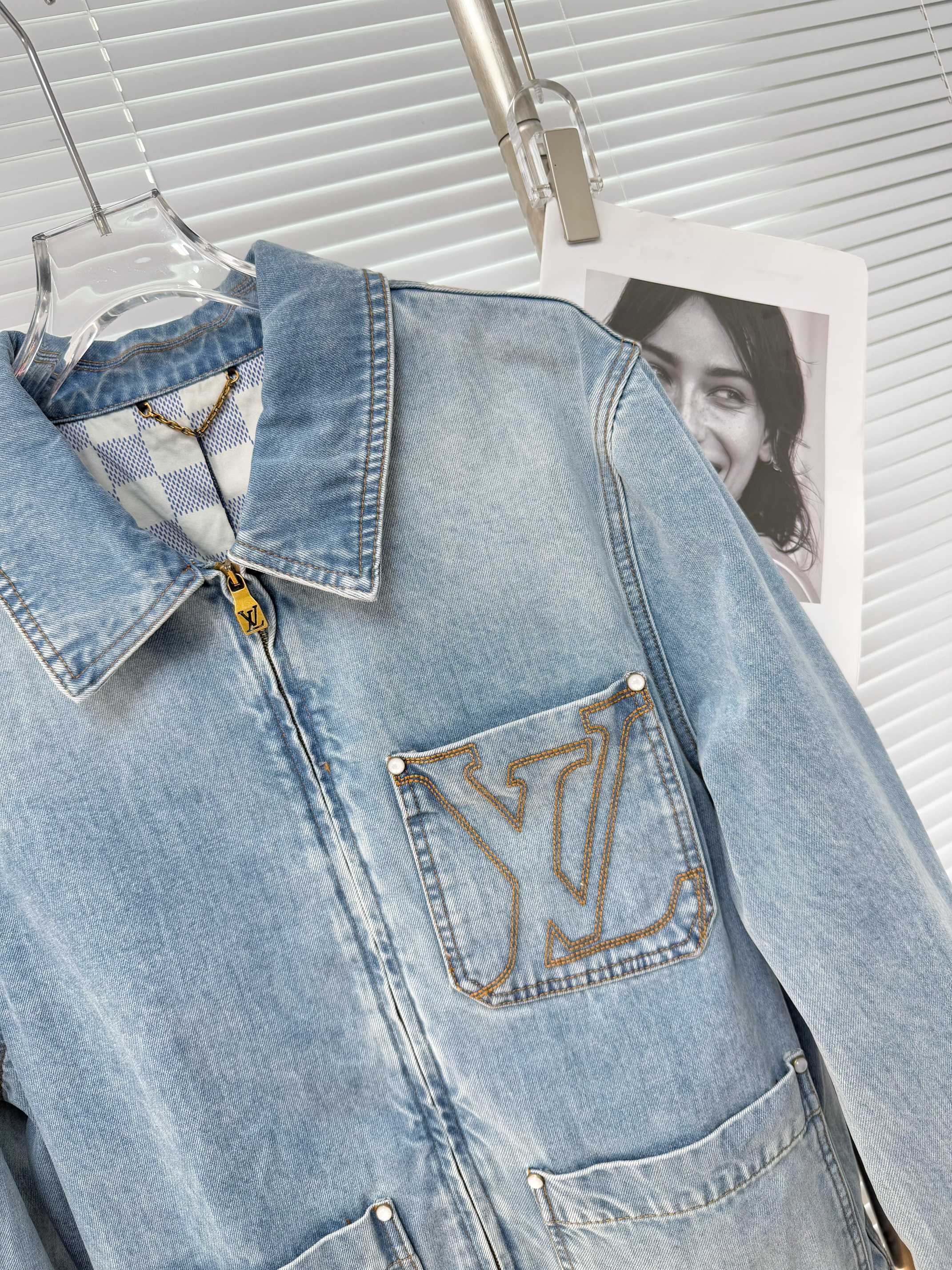 LV Men's Denim Shirt Jacket