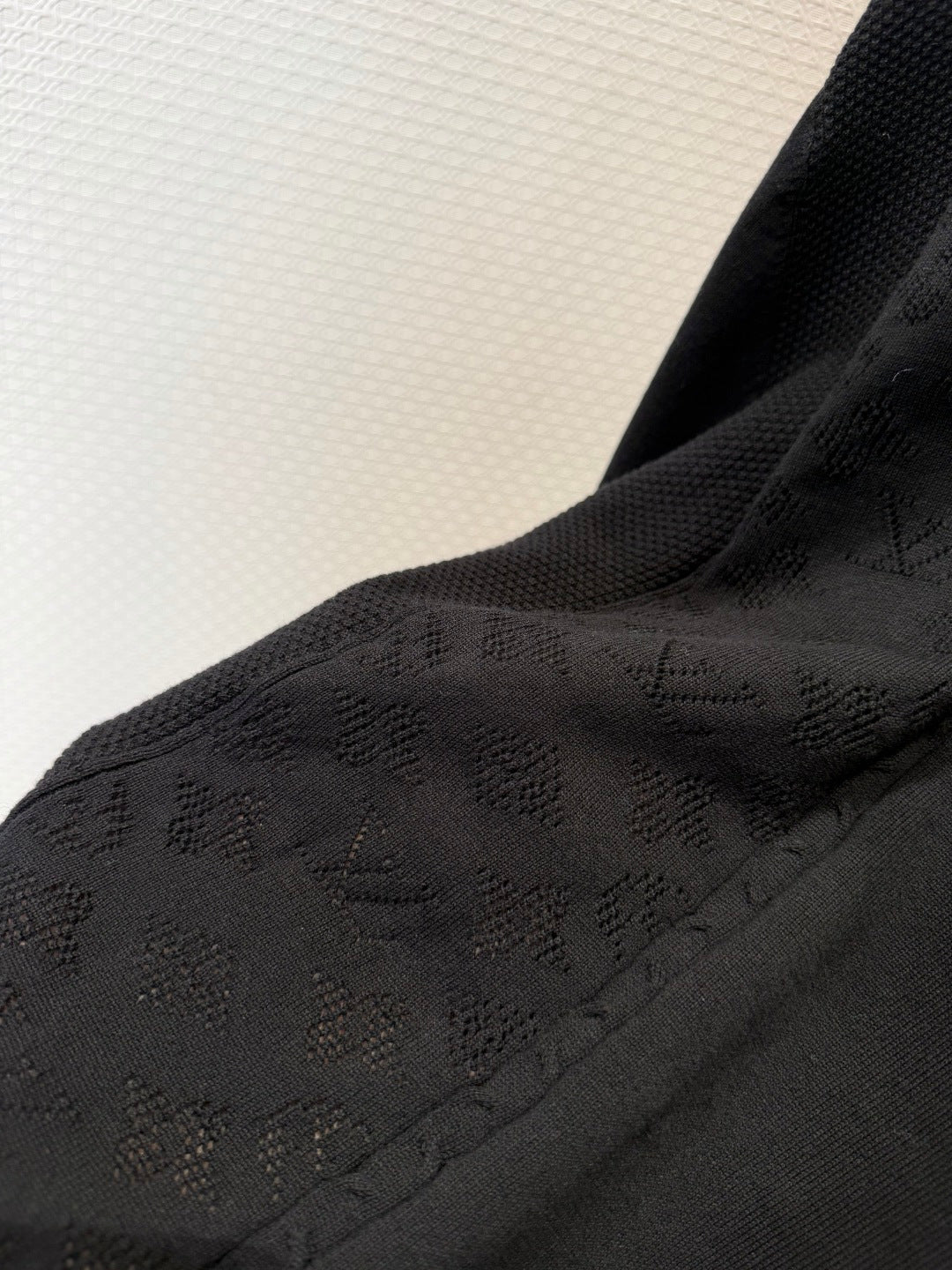 LV Jacquard Patchwork Kniy Sweater