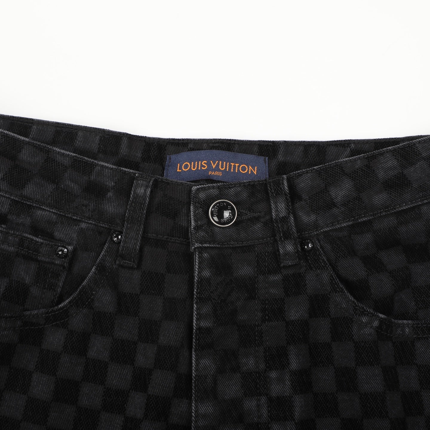 LV BLACK DENIM JEANS