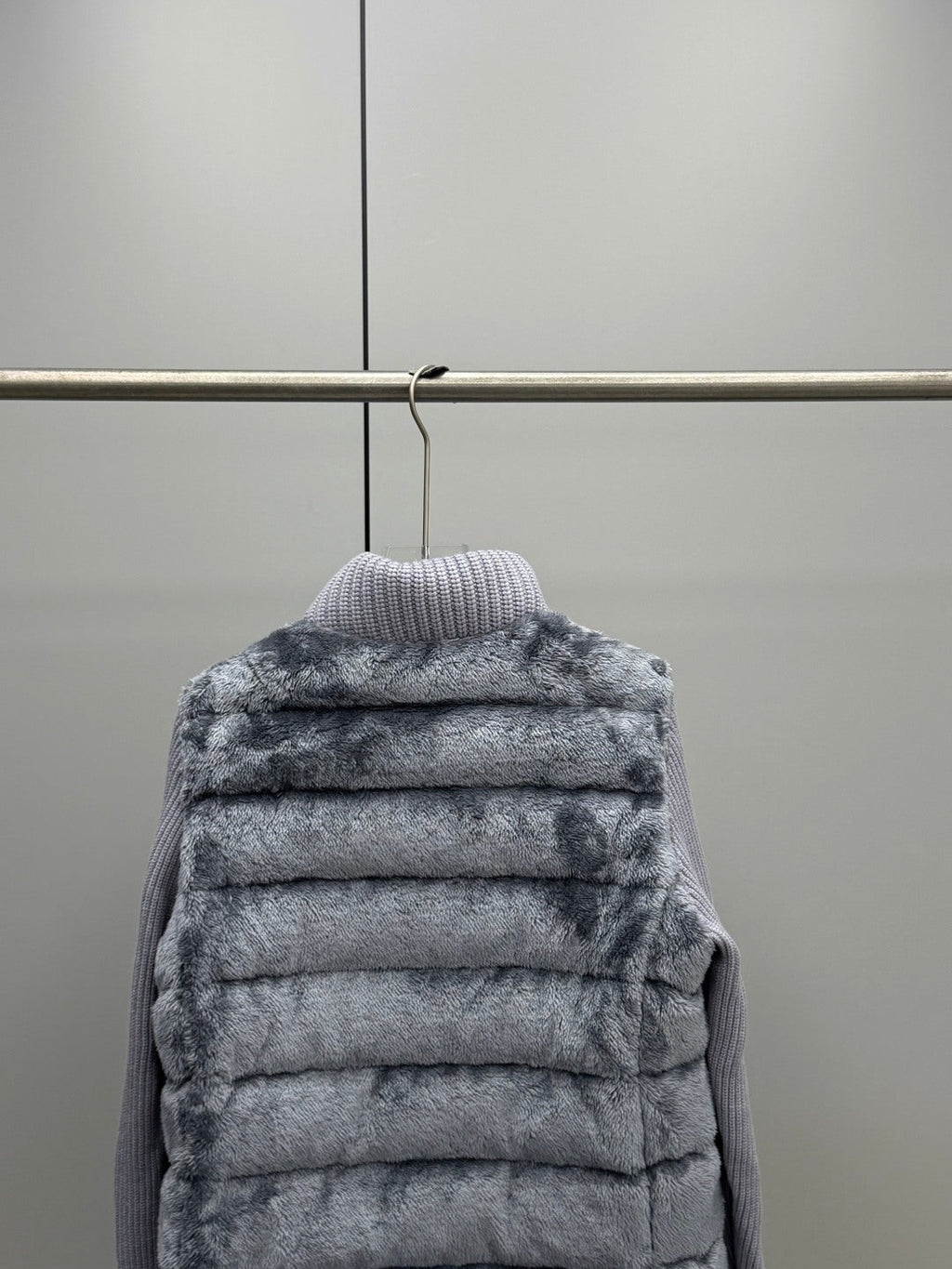 Moncler Teddy Fleece Knit Jacket