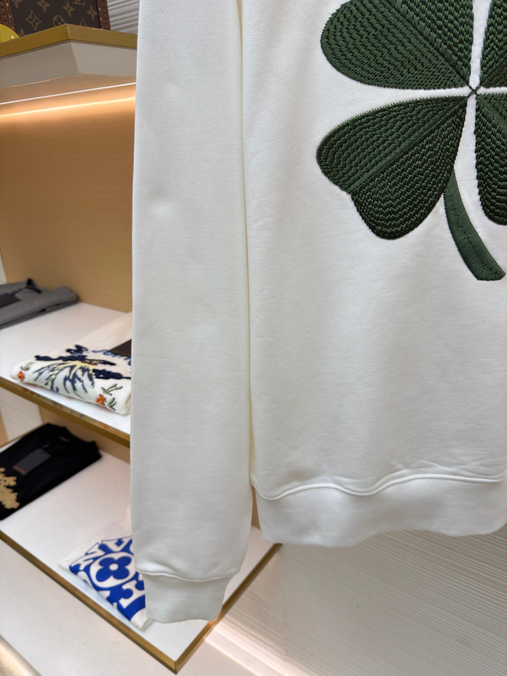 Dior Clover Crew Neck Sweatshirt