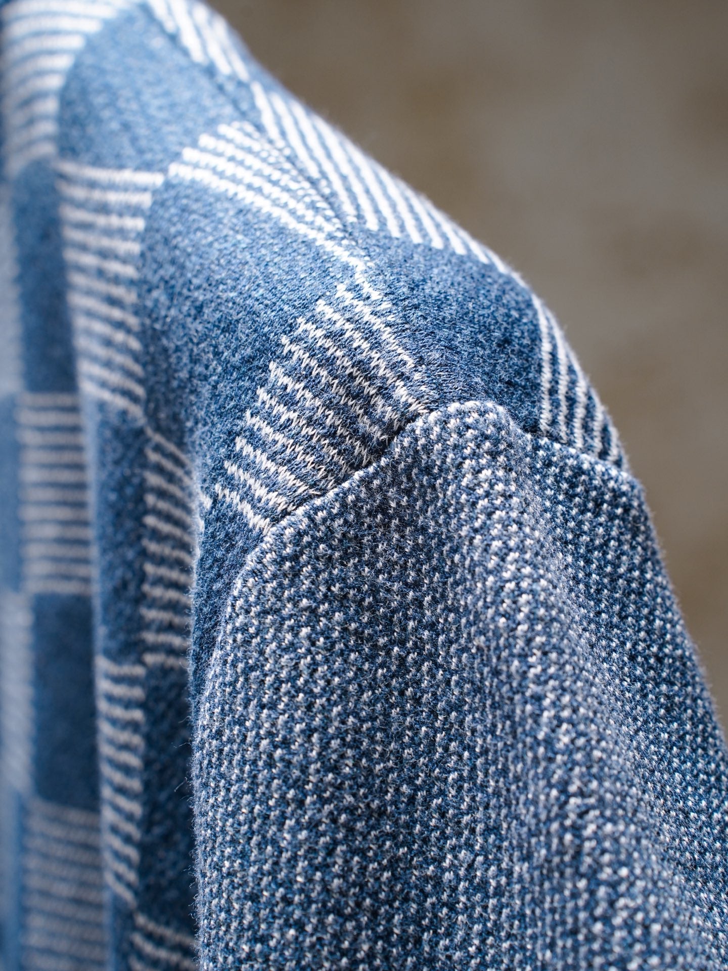 LV ×Nigo Checkered Knit Crew Neck Shirt