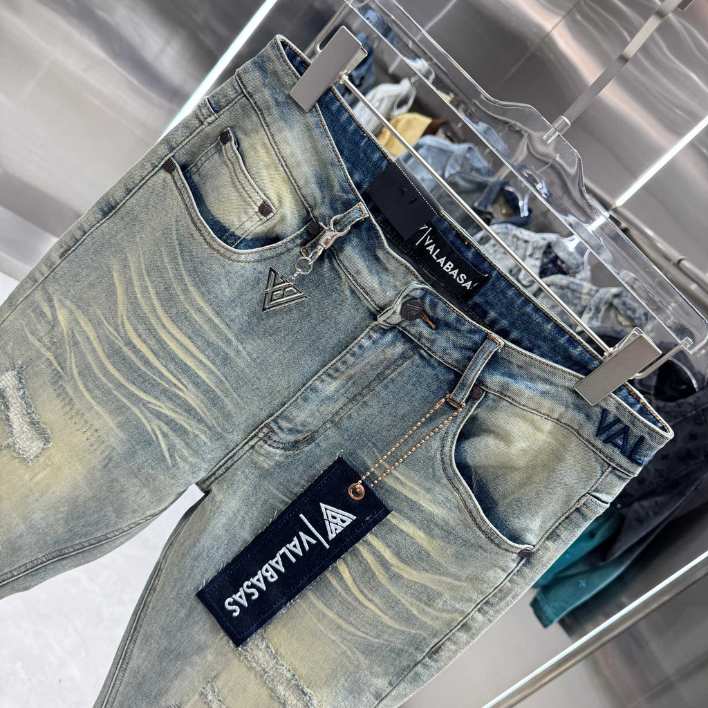 Valabasas Distressed Skinny Jeans