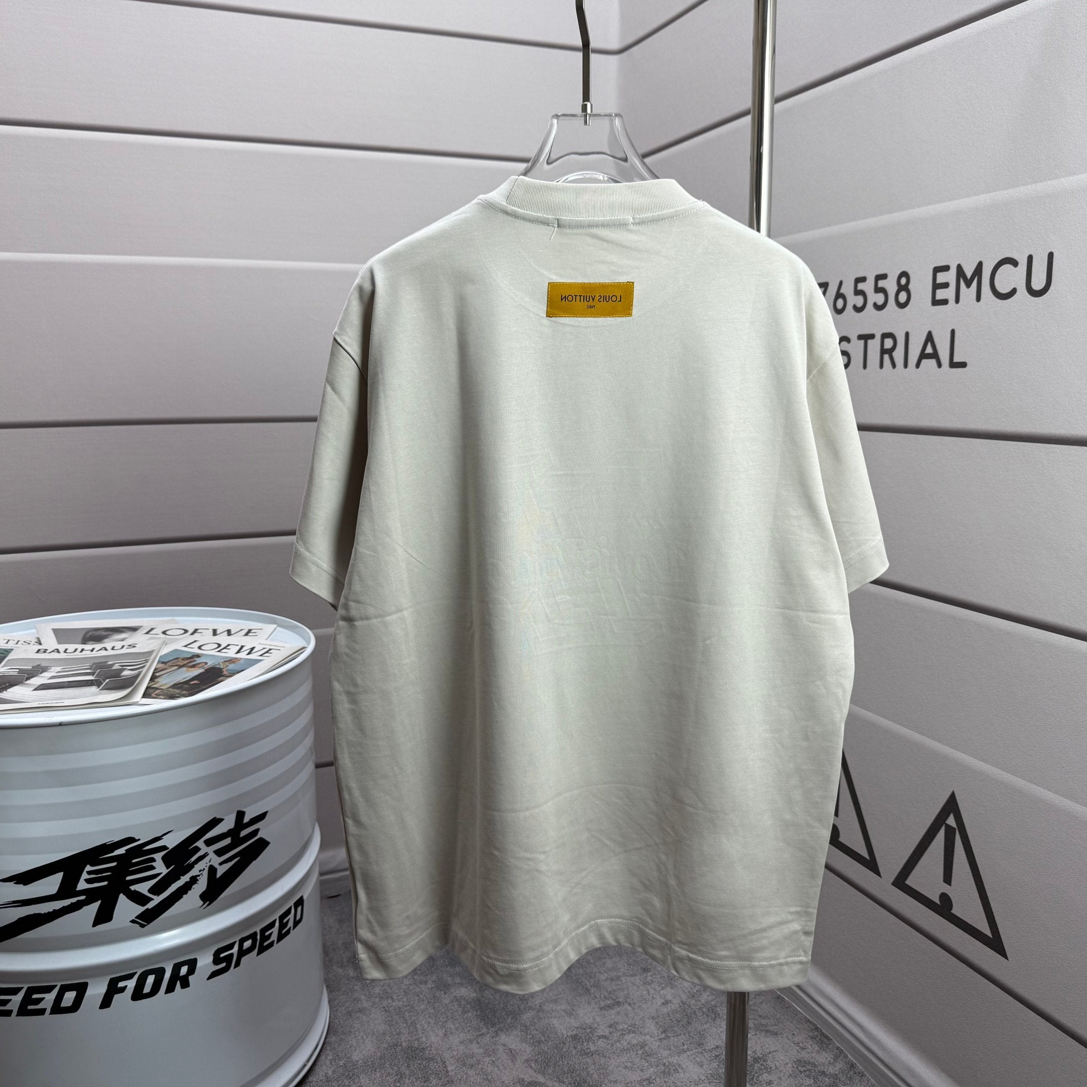 LV 3D Silicon Cotton T-Shirt