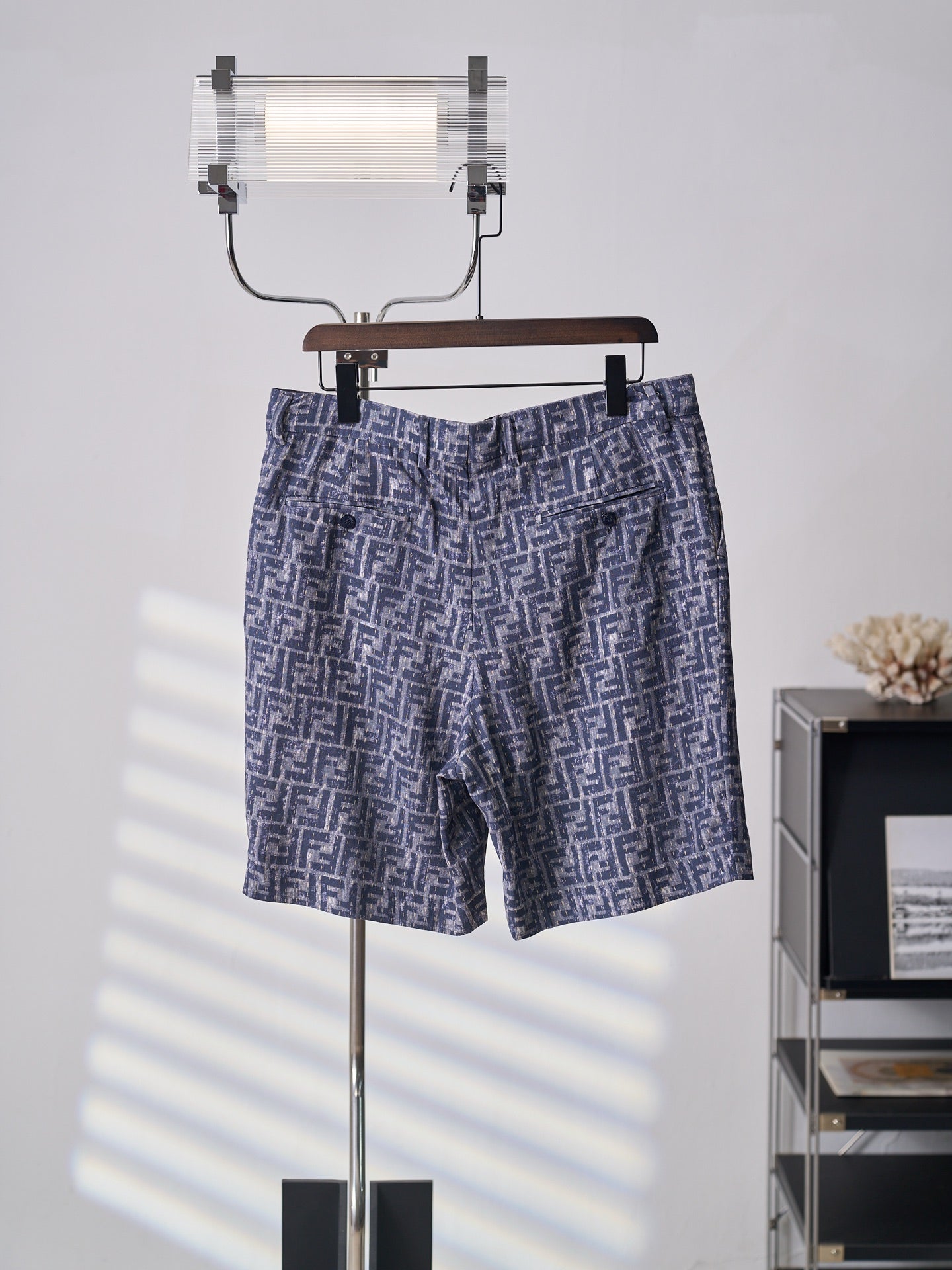 Fendi All-over FF Denim Shorts