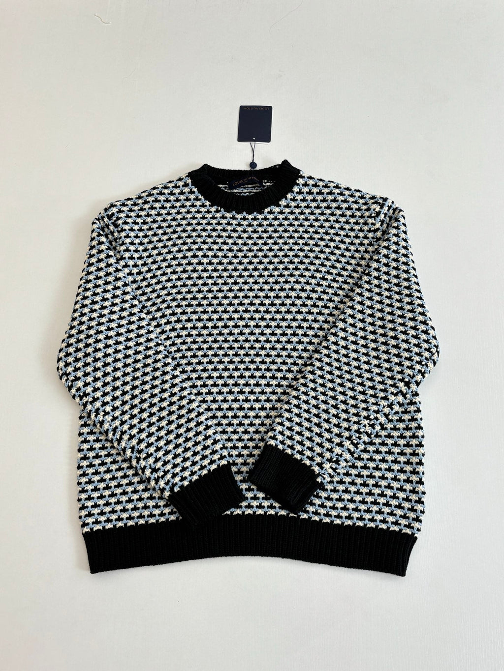 LV Houndstooth Color Knit Sweater