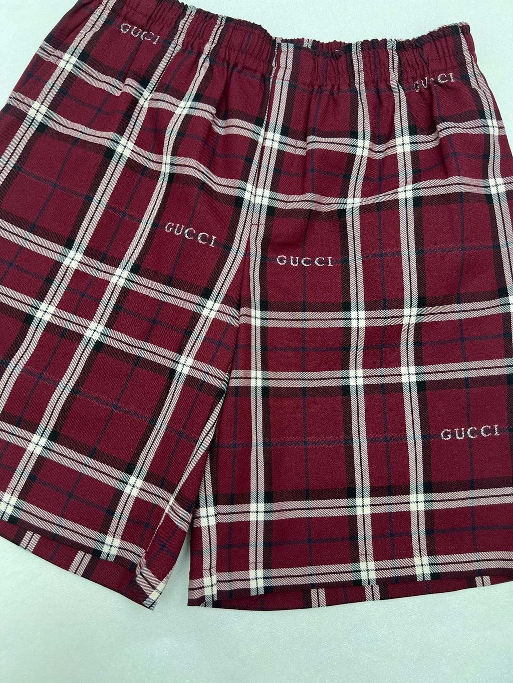 Gucci Plaid Shorts