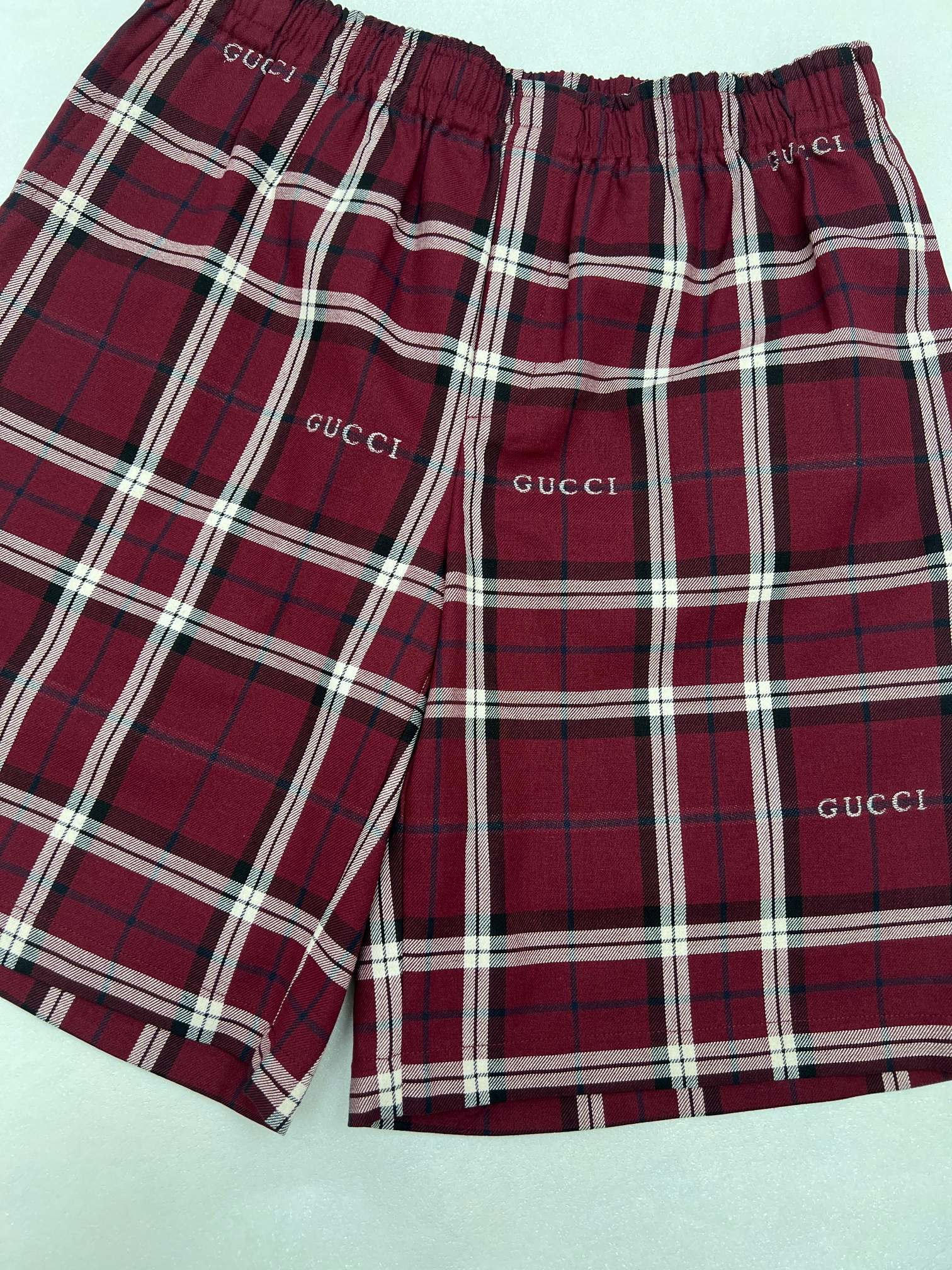 Gucci Plaid Shorts