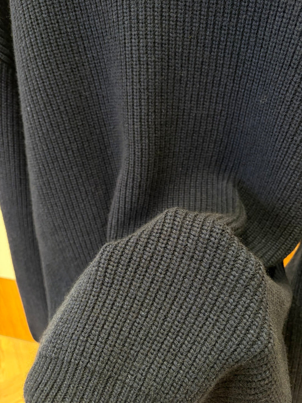 Celine Embroidery Waffle Knit Sweater