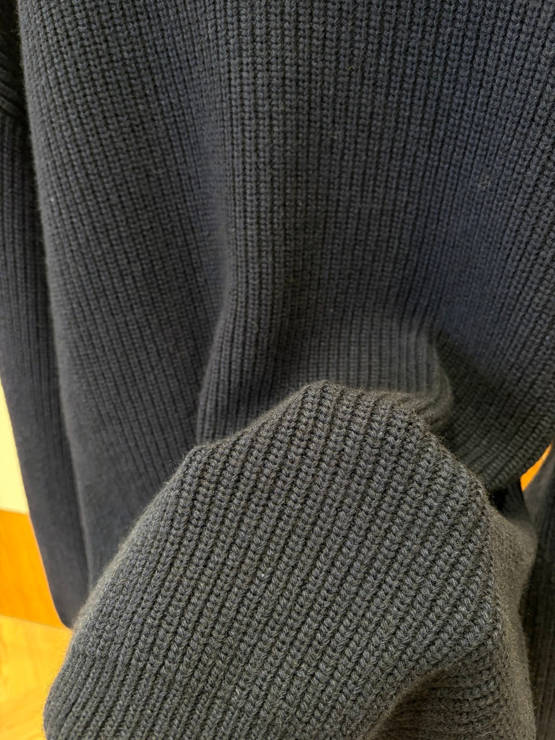 Celine Embroidery Waffle Knit Sweater