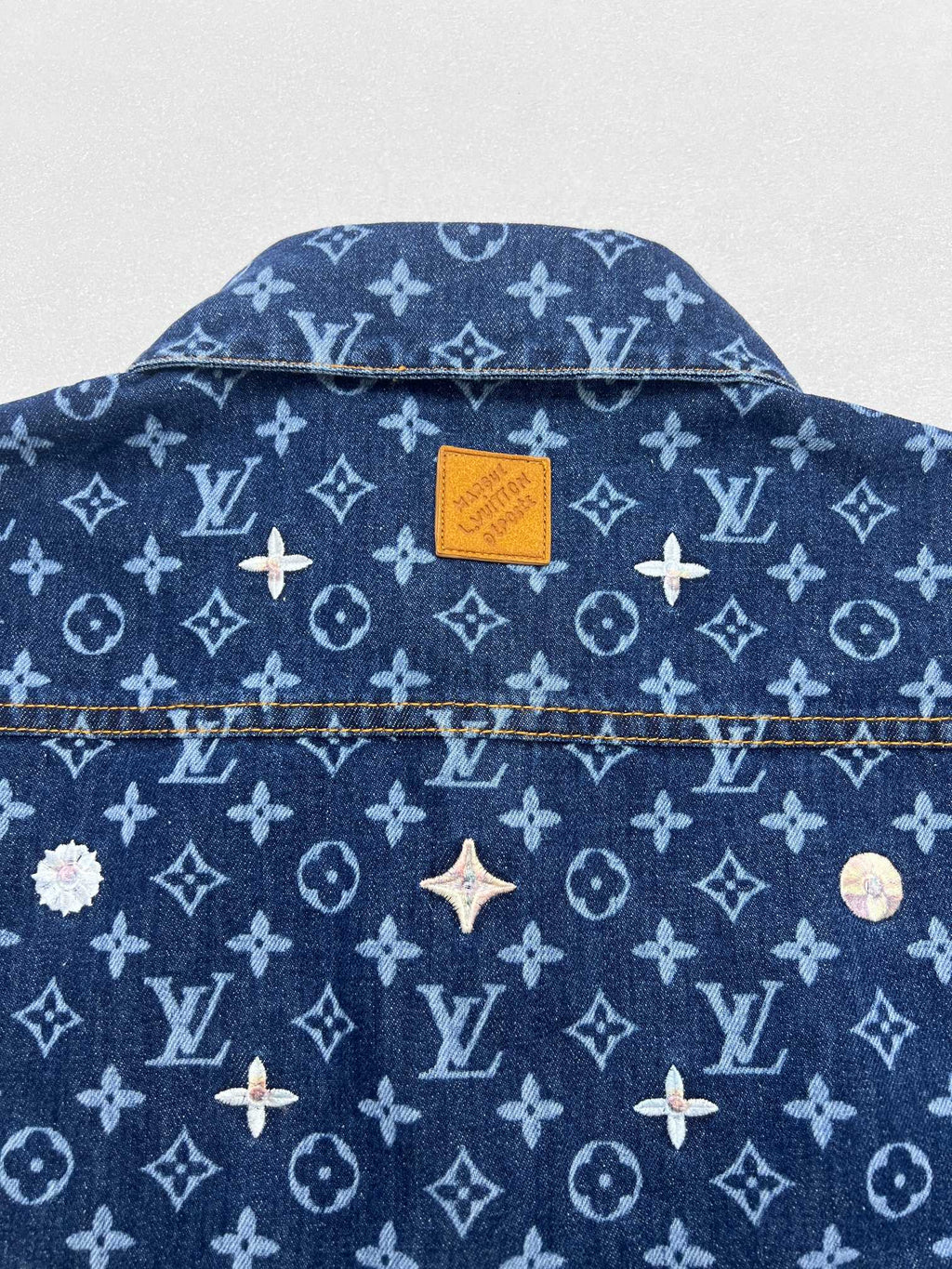 LV Denim Short-Sleeve Shirt