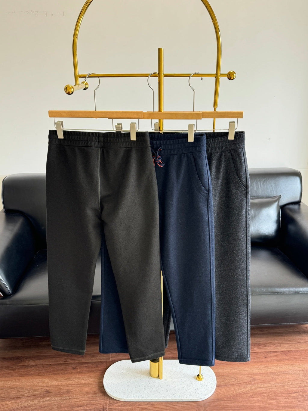 Loro Piana Men's Wool Straight Leg trousers