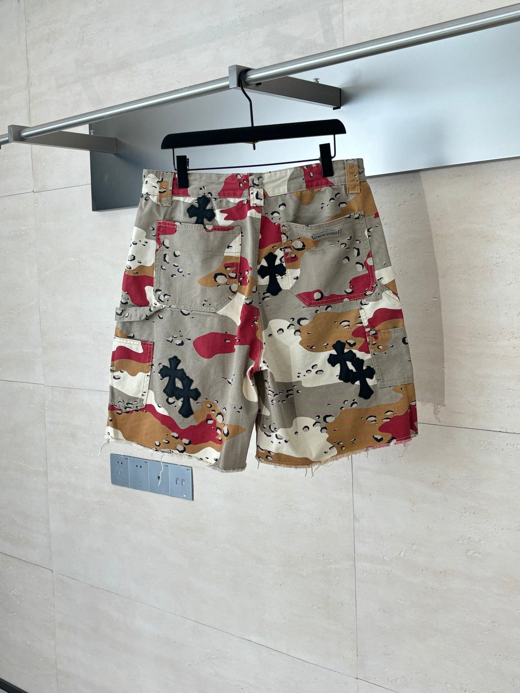 Chrome Heart Camo Shorts