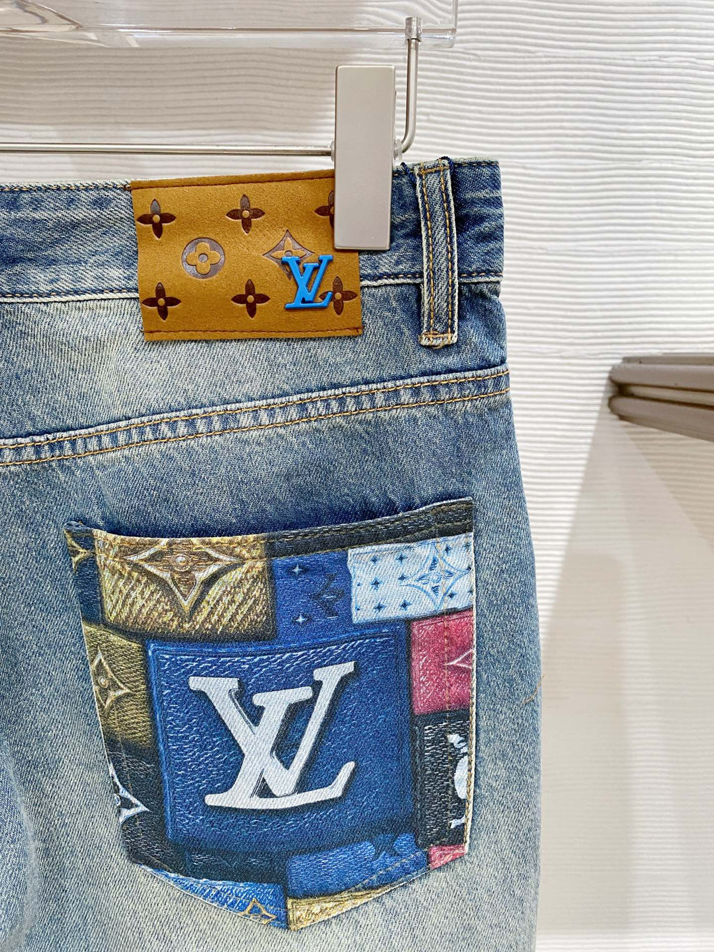LV Denim Shorts