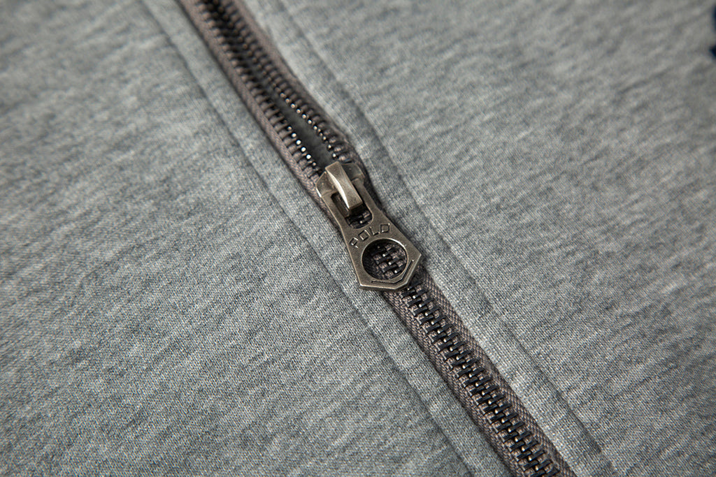 Polo Lauren Sleeve Zip-Up Cardigan Sweatshirt