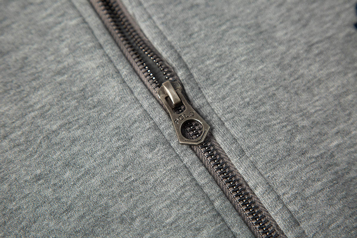 Polo Lauren Sleeve Zip-Up Cardigan Sweatshirt