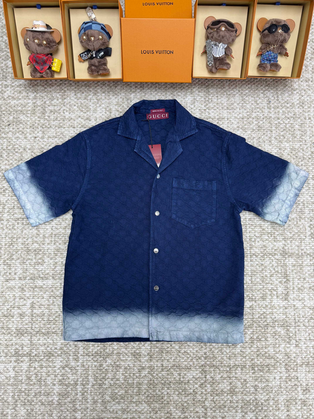 Gucci Denim Short Sleeve Shirt