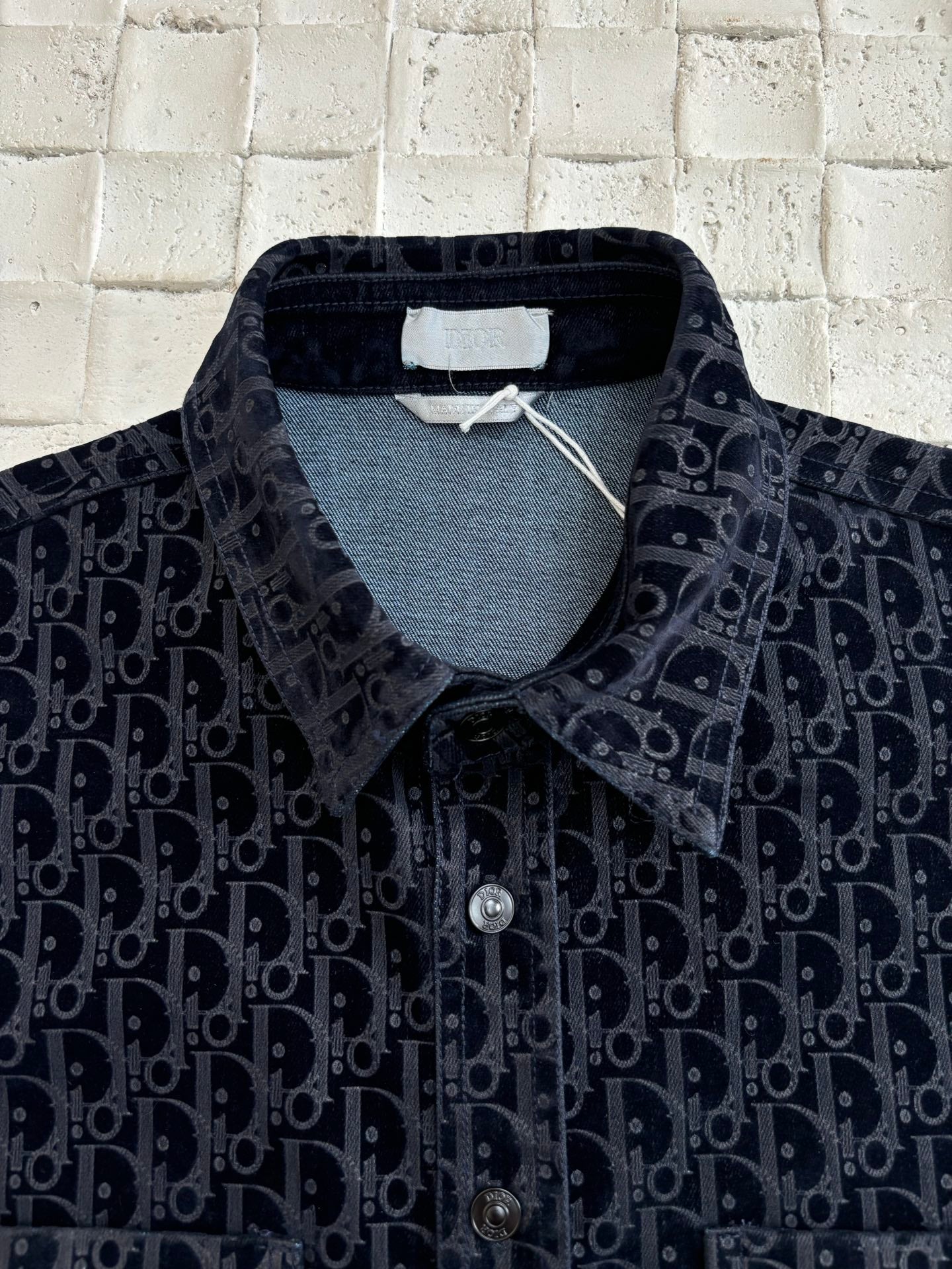 Dior denim long sleeve shirt