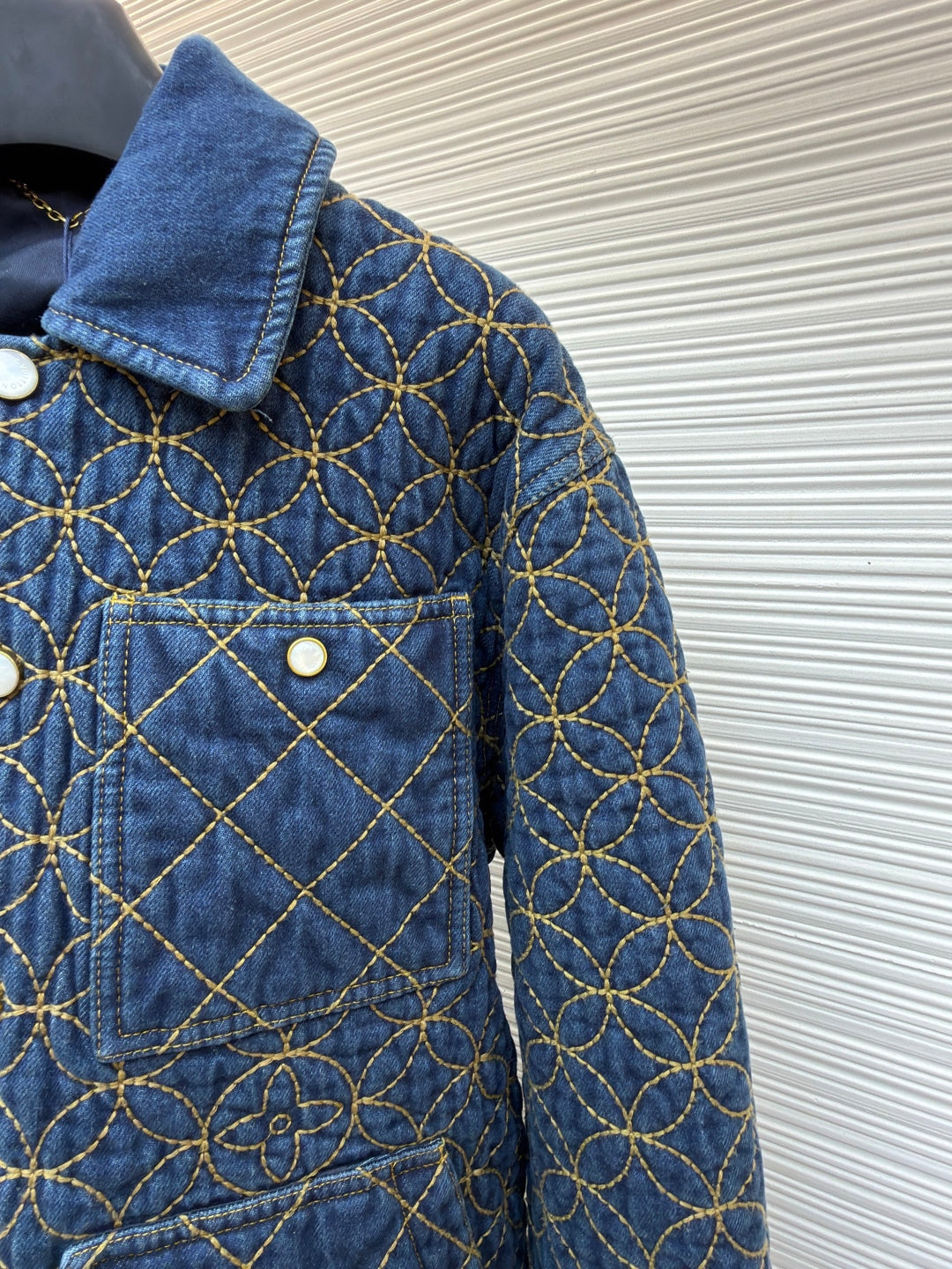 LV Embroidered Denim Jacket