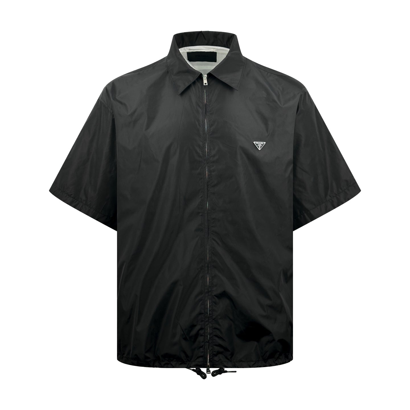 Prada Zipper Short Sleeve Shirt