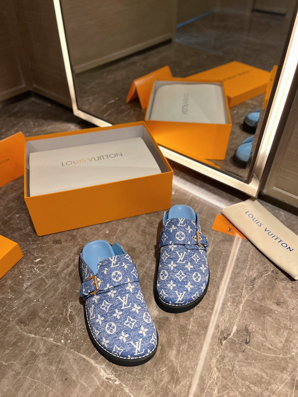 LV slippers