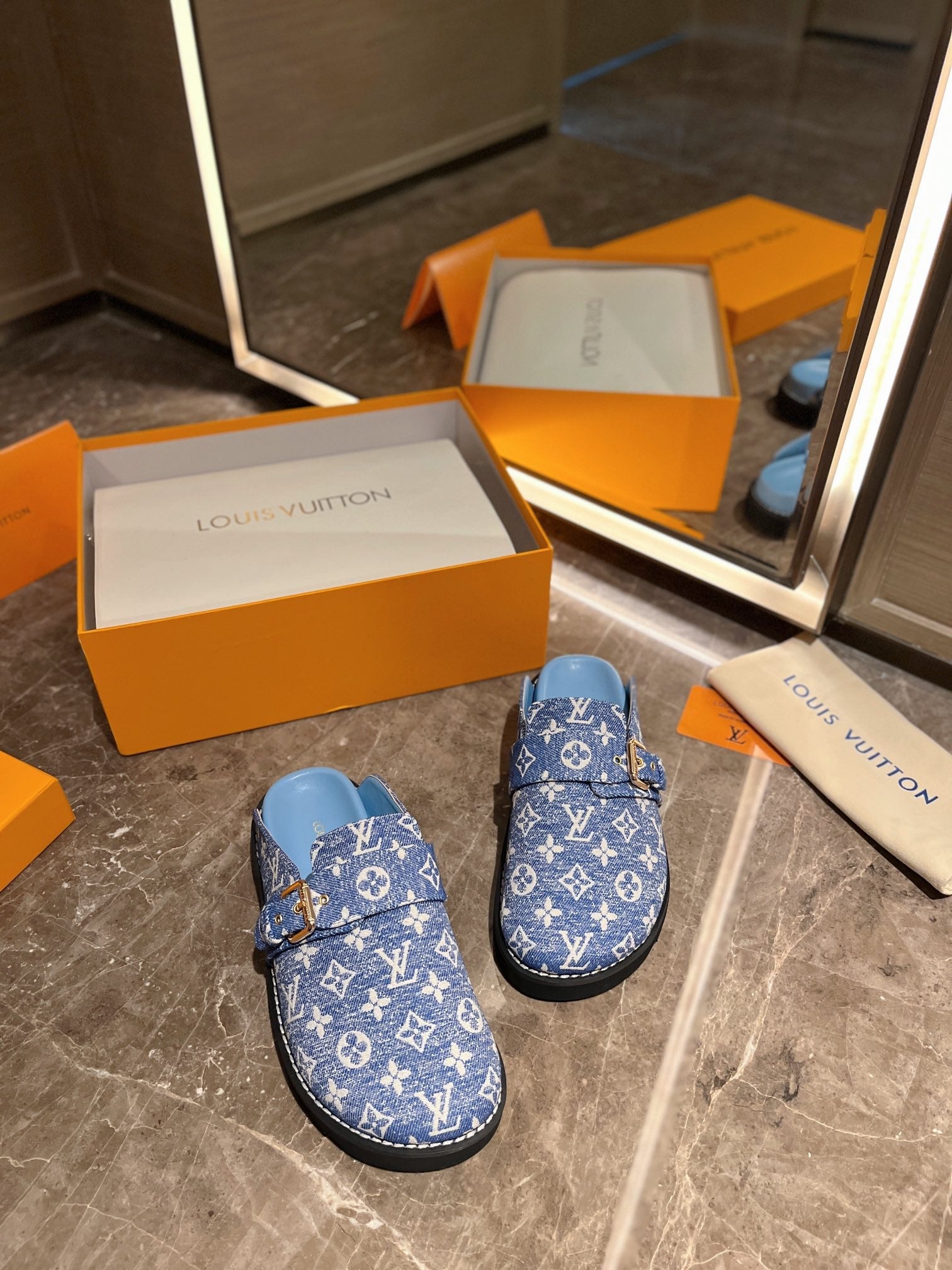 LV slippers
