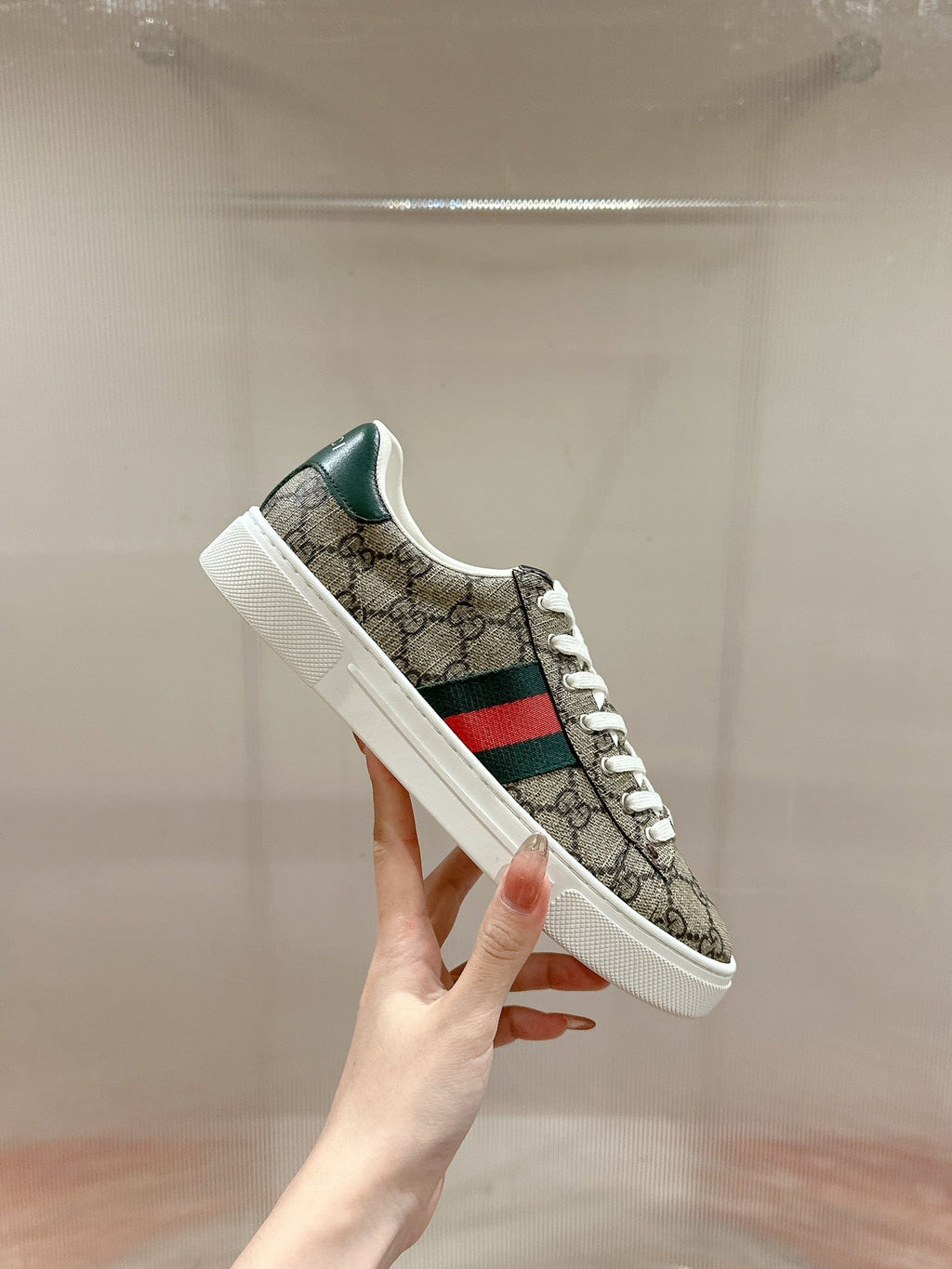 Men's GG Ace sneaker with Web