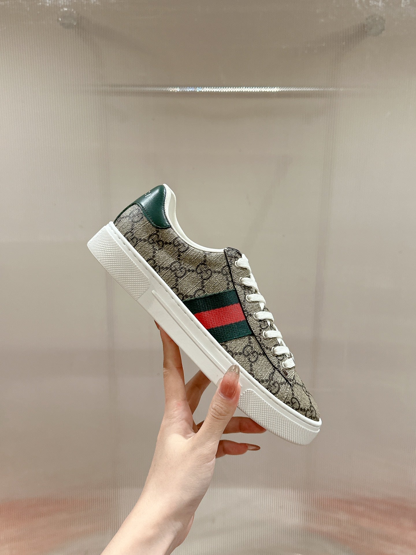 Men's GG Ace sneaker with Web