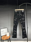 Amiri Embroidered Stretch Slim Fit Jeans