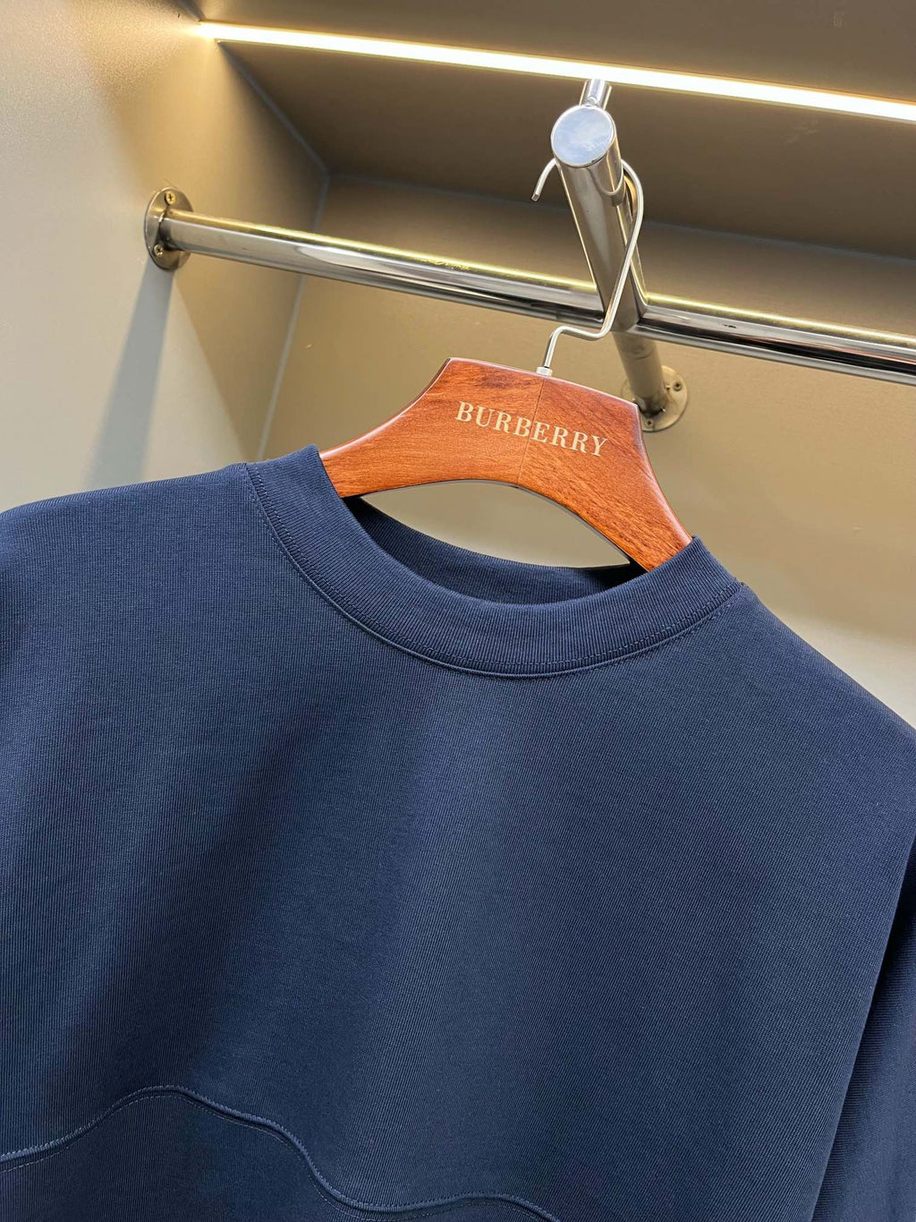 Burberry Back Letter Cre Neck Sweatshirt