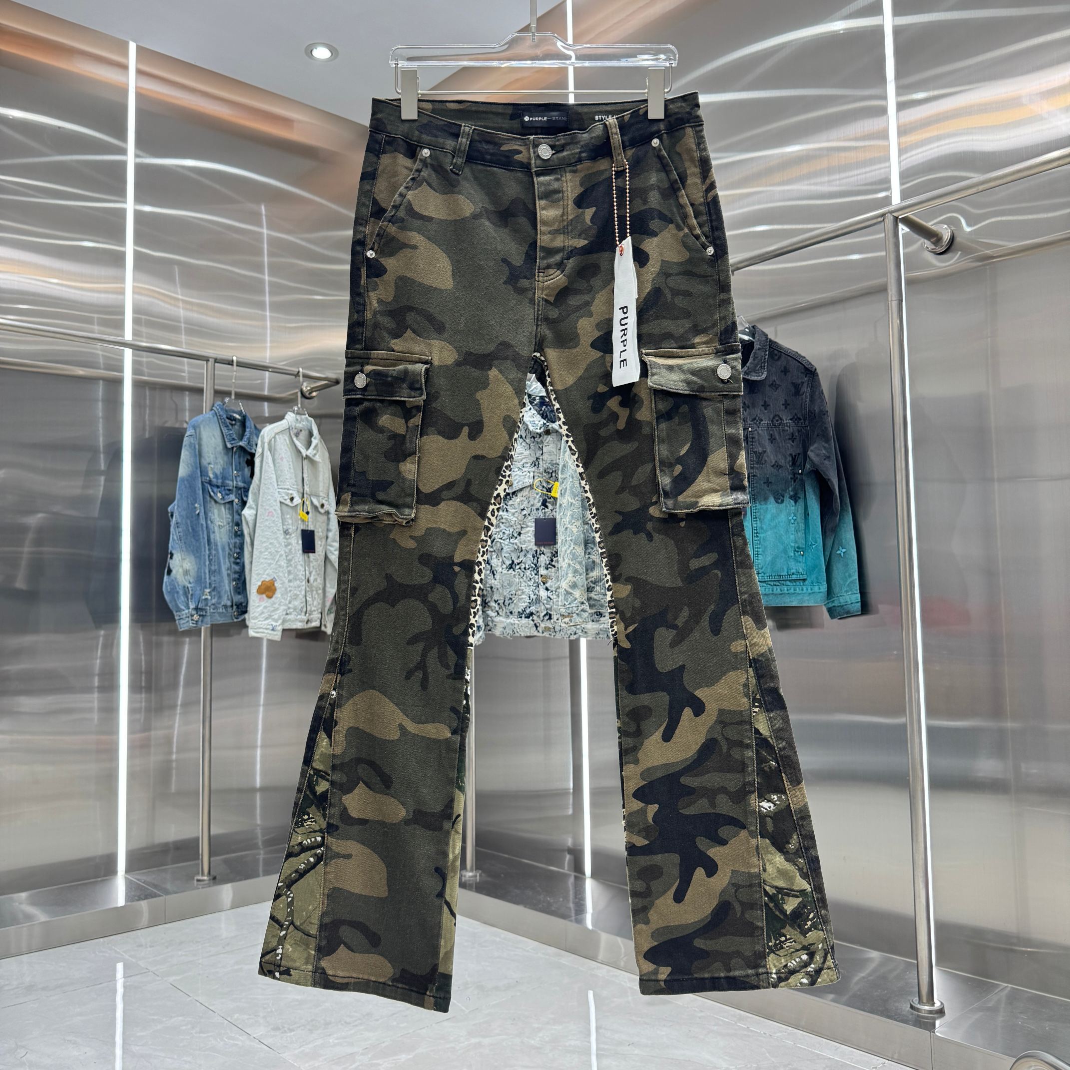 Purple Brand Camo Jeans