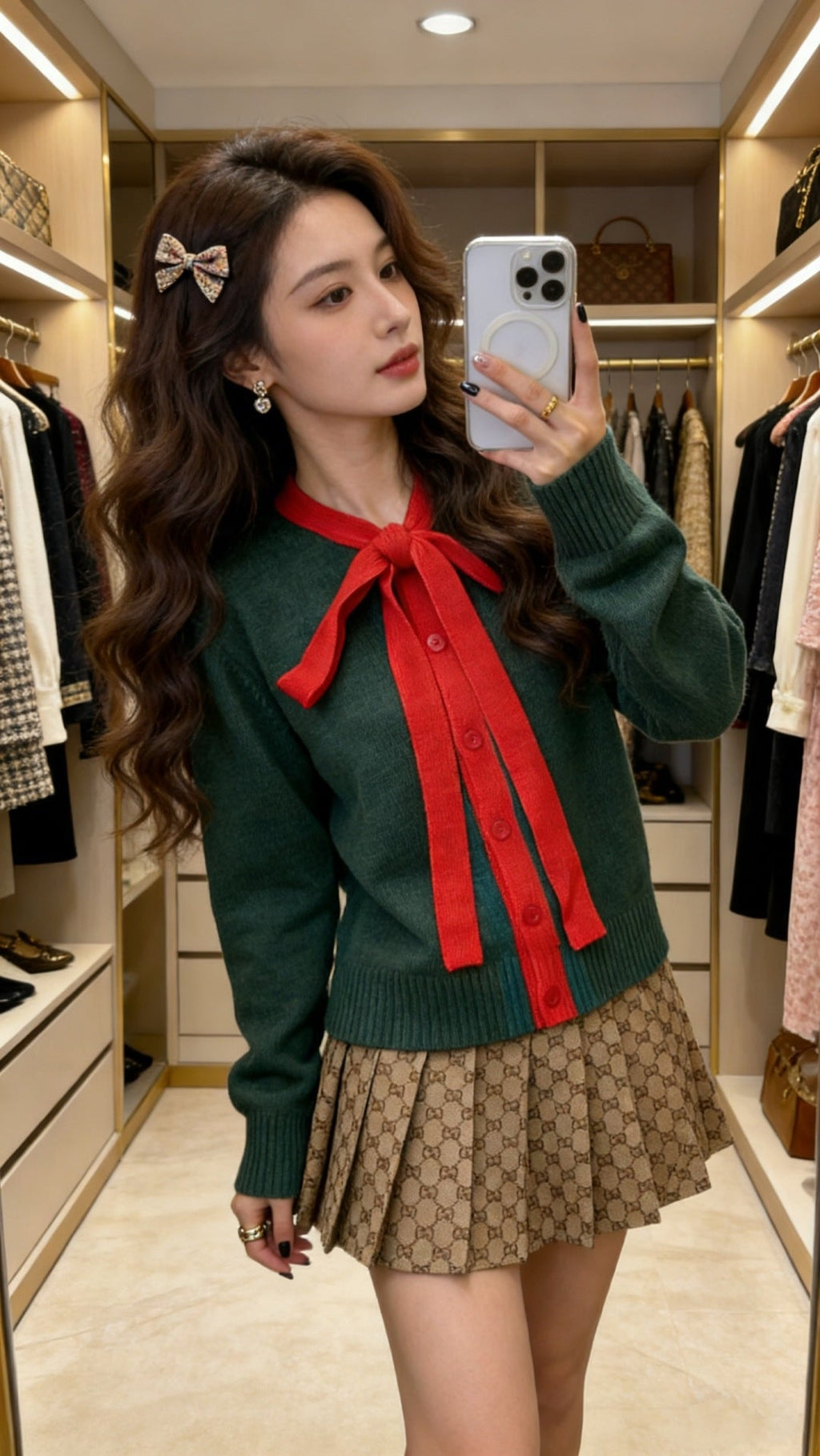 Women's Gucci knitted long sleeve top