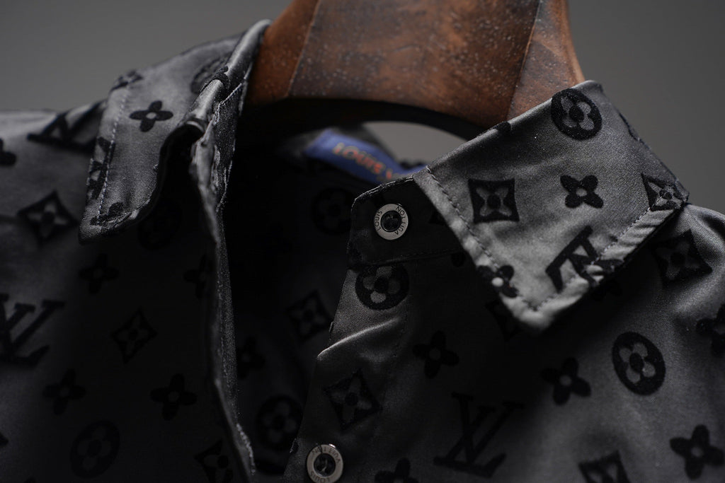 LV Jacquard All-over Logo Shirt/ Jacket
