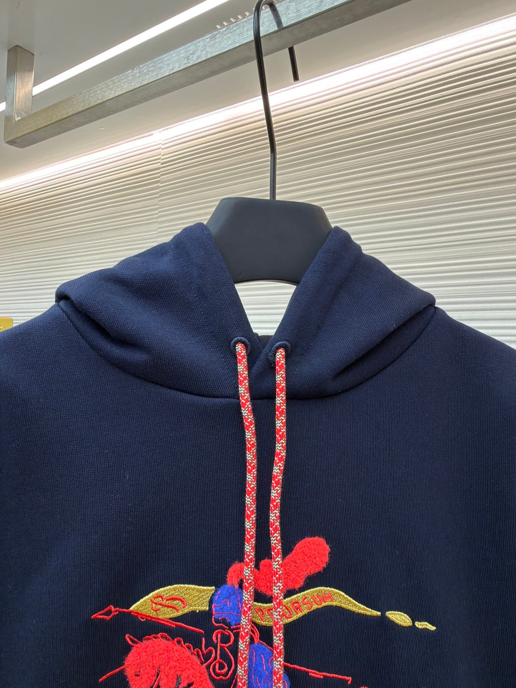 Burberry Fleece Embroidered Hoodie