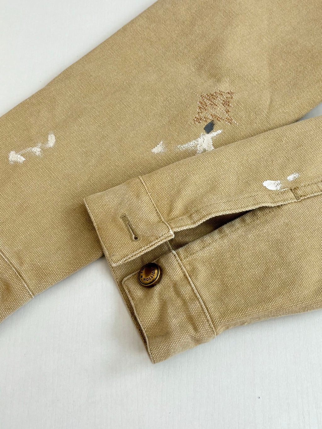LV Distressed Workwear Denim Jacket