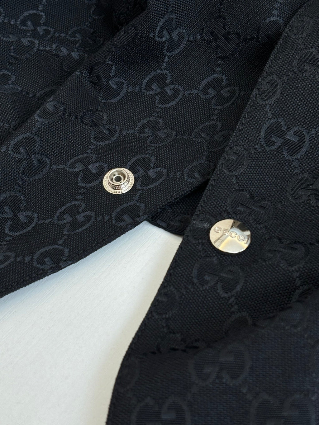 Gucci Double G All-over Jacquard Suit Short-Sleeve Shirt