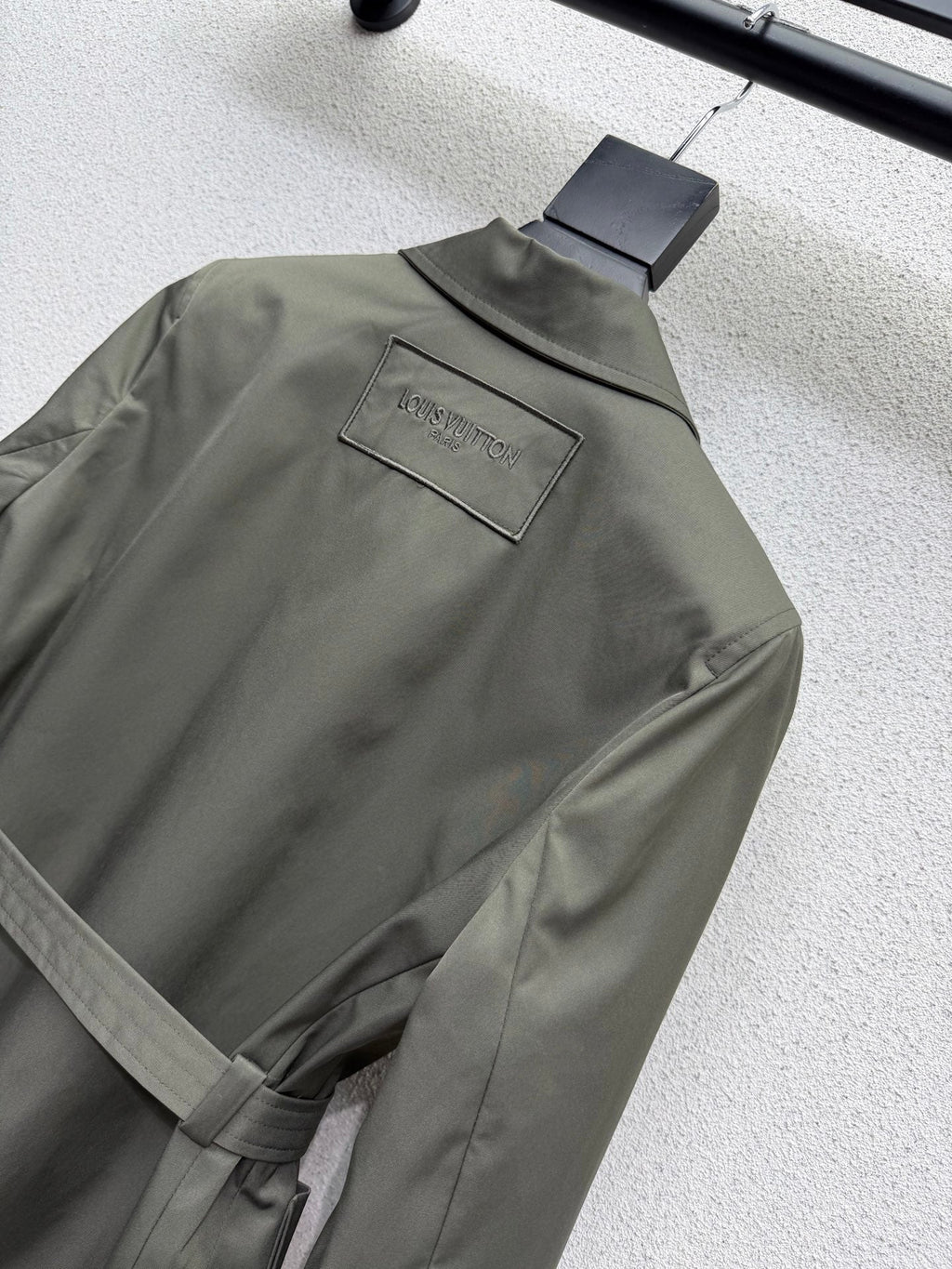 LV Military Green Metallic Jacket - Women's