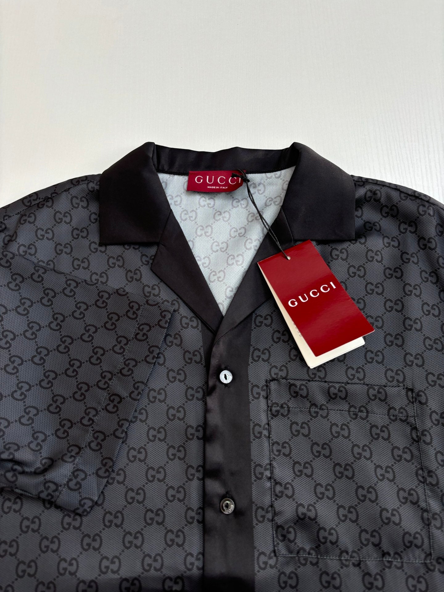 GG all over Letter Print Set Short-Sleeve Shirt