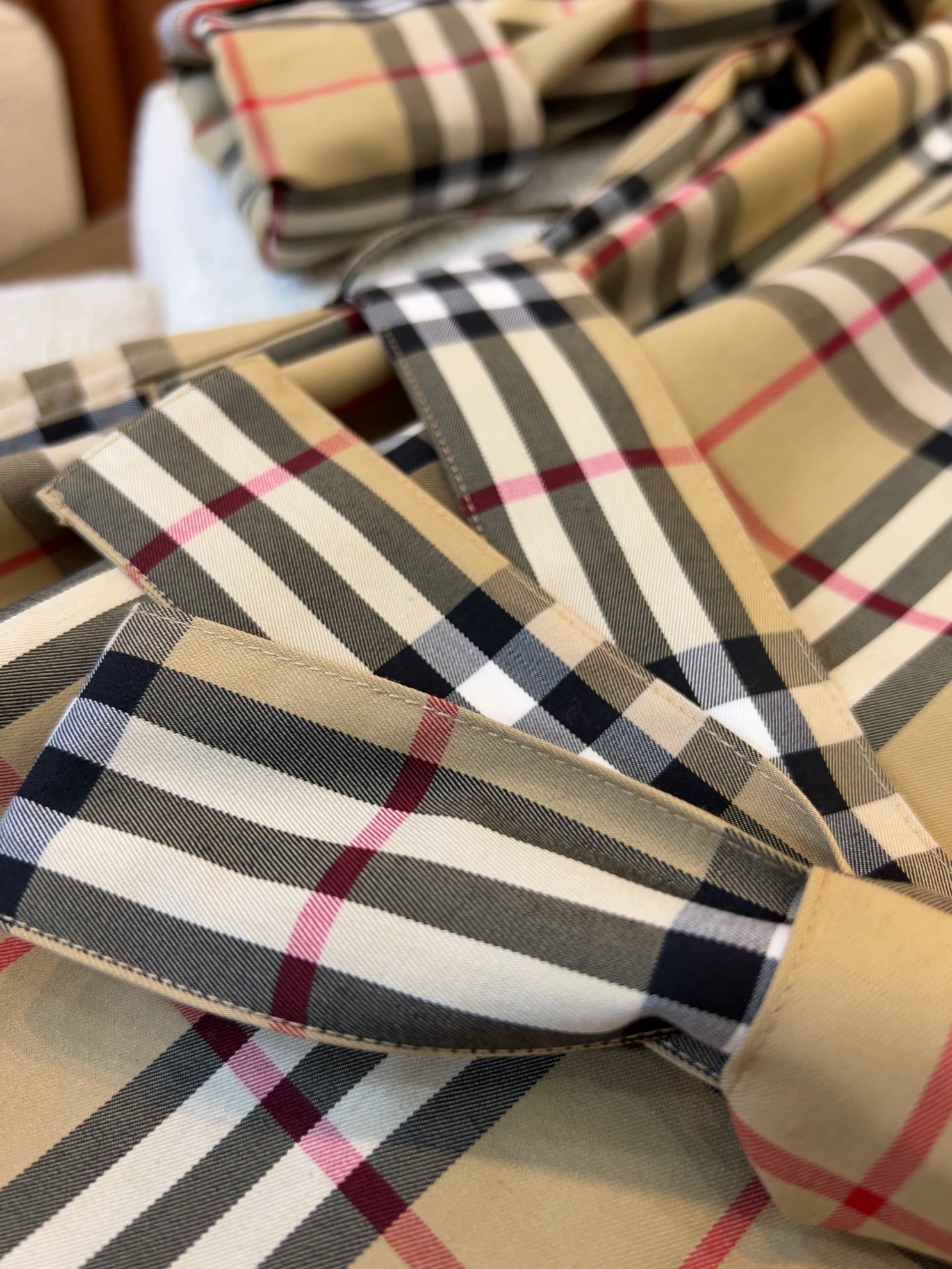 Burberry stretch cotton tie-waist shirt dress