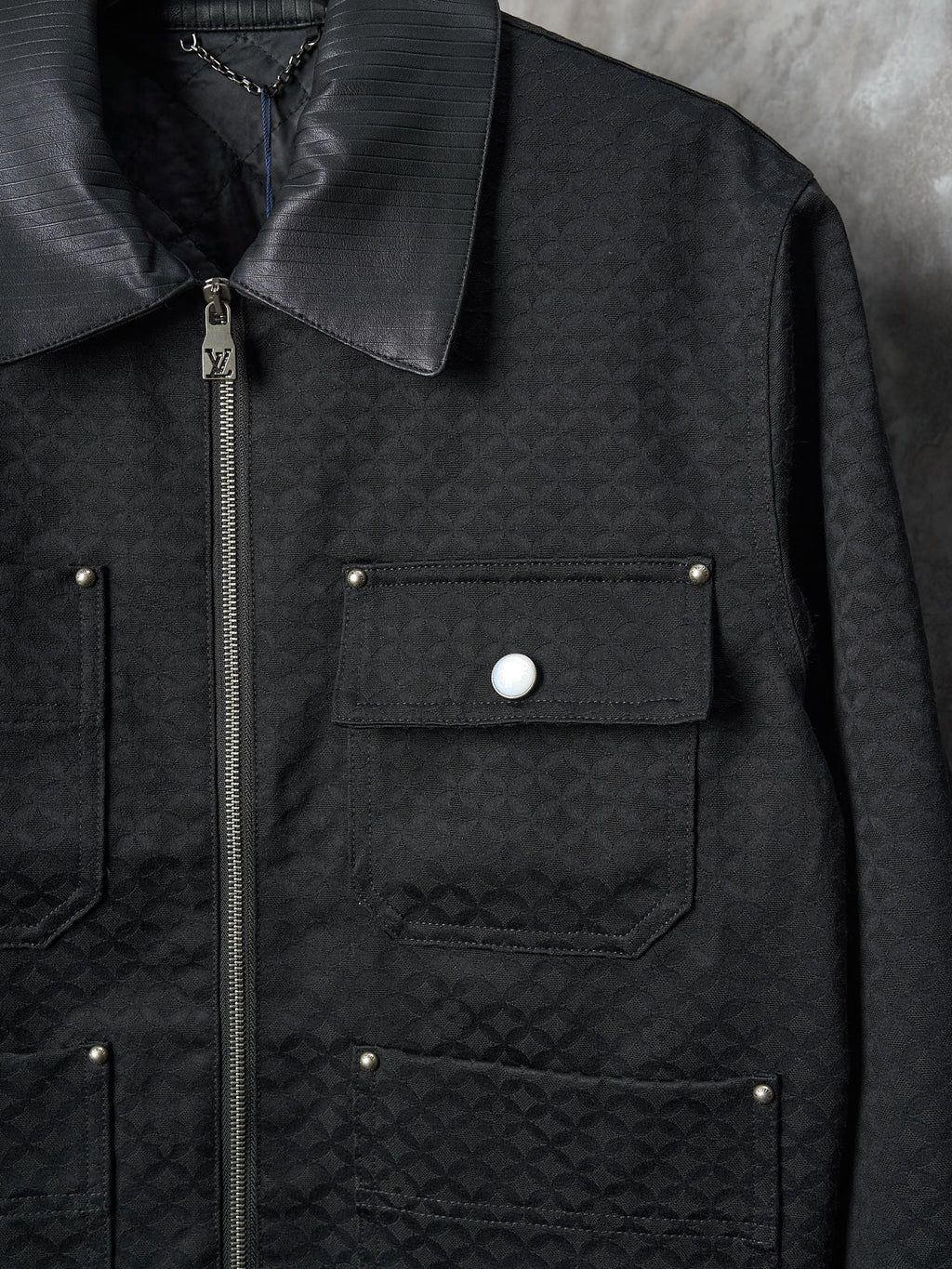 LV Clover Jacquard Cotton Workwear Jacket