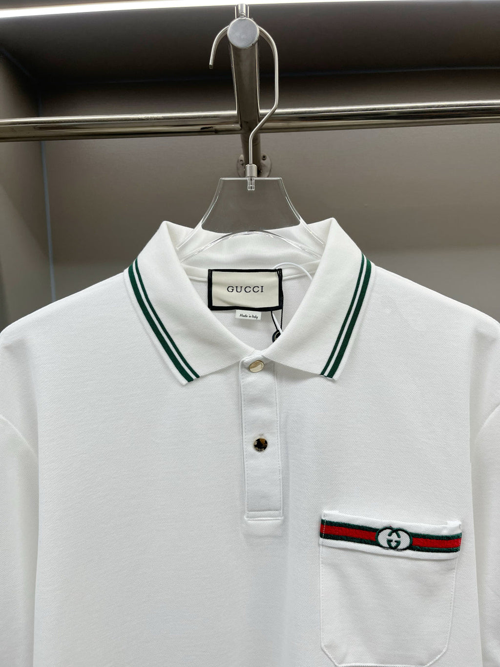 GG Embroidered polo shirt