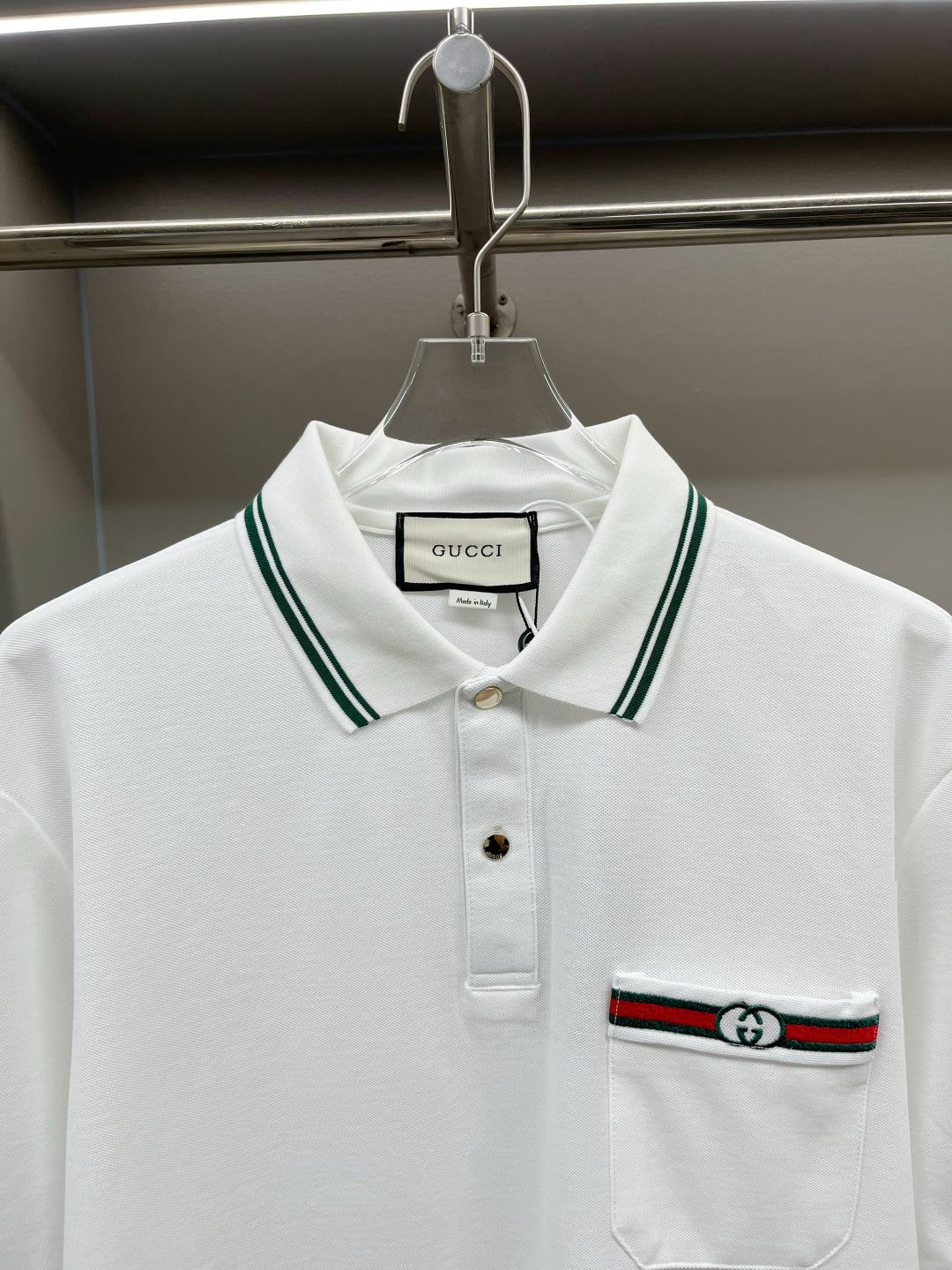 GG Embroidered polo shirt