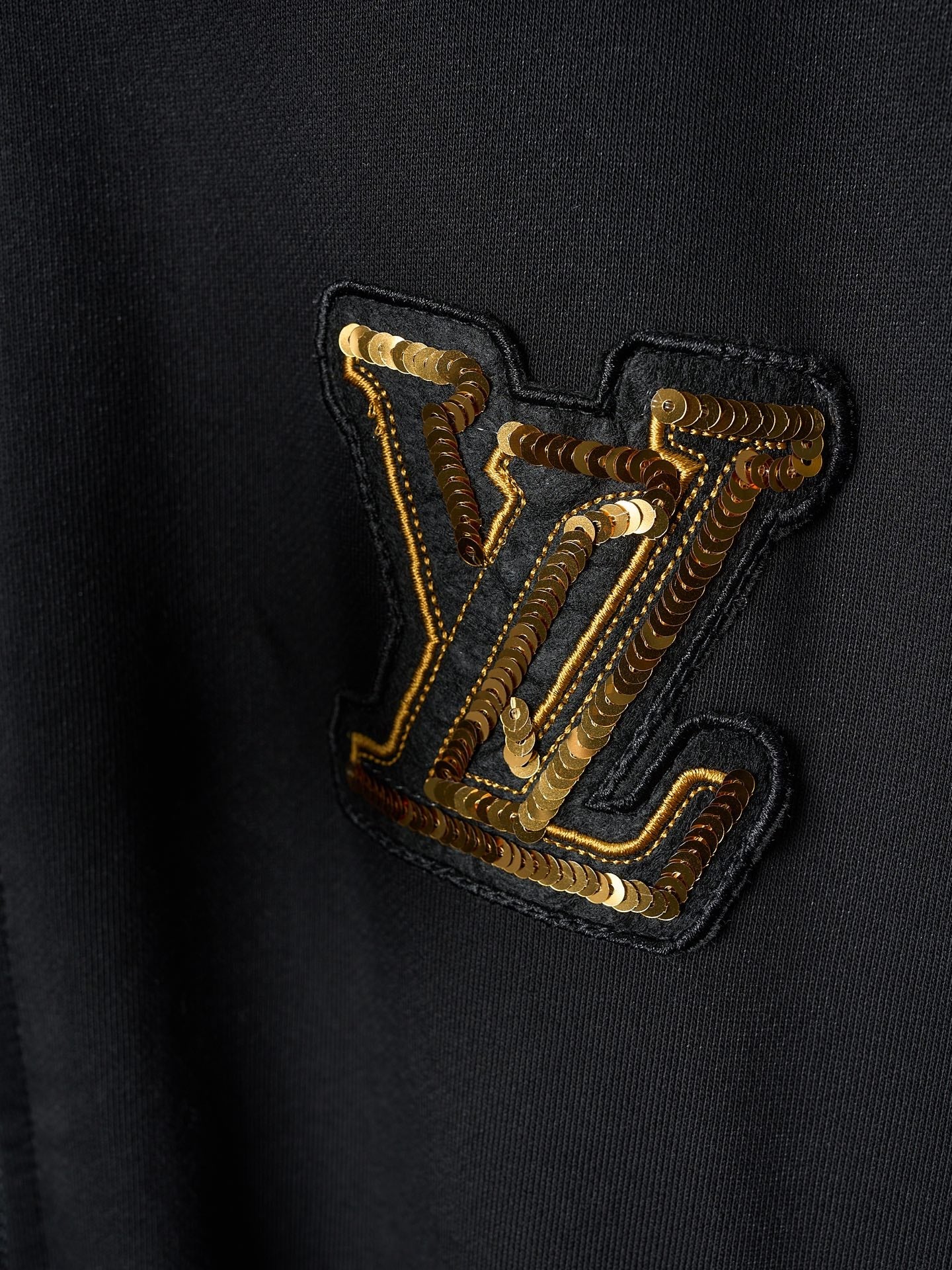 LV sequined embroidered zip up Jacket
