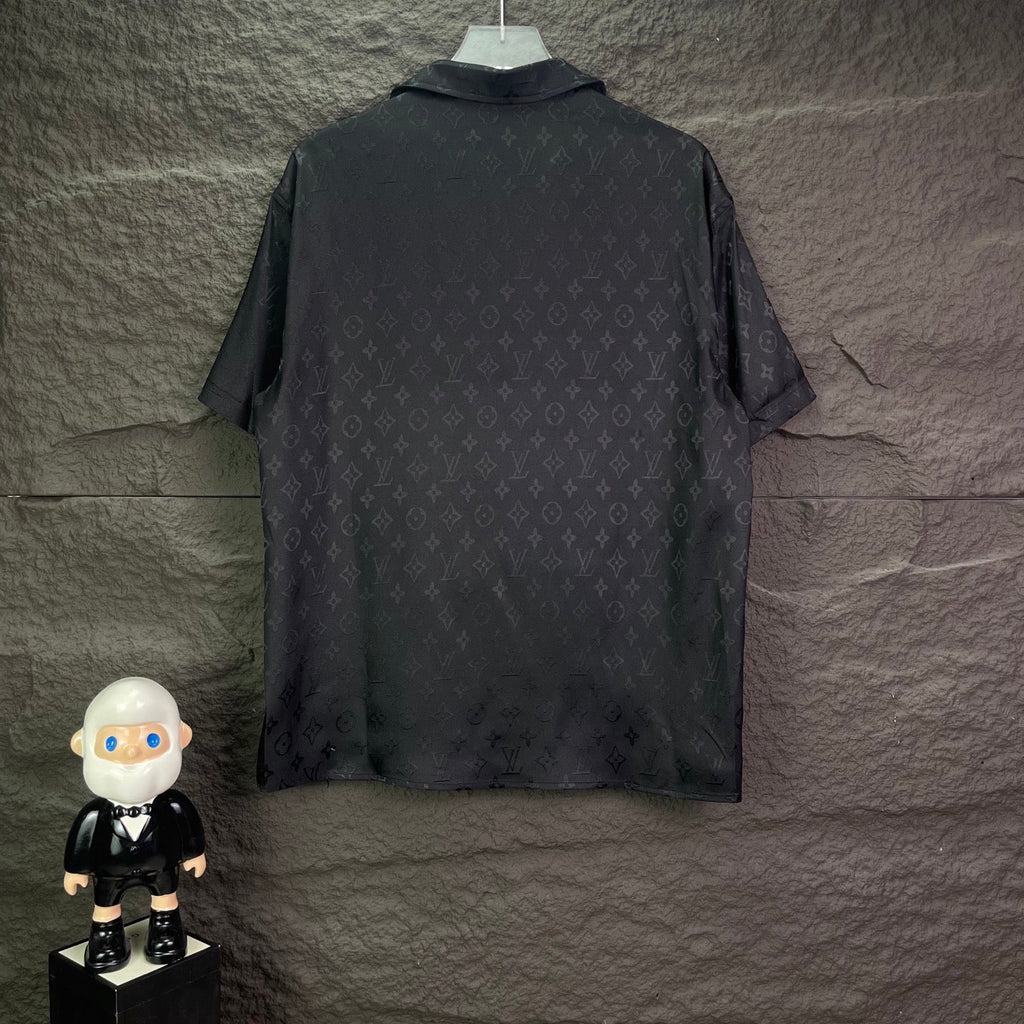 LV Jacquard Short Sleeve Shirt