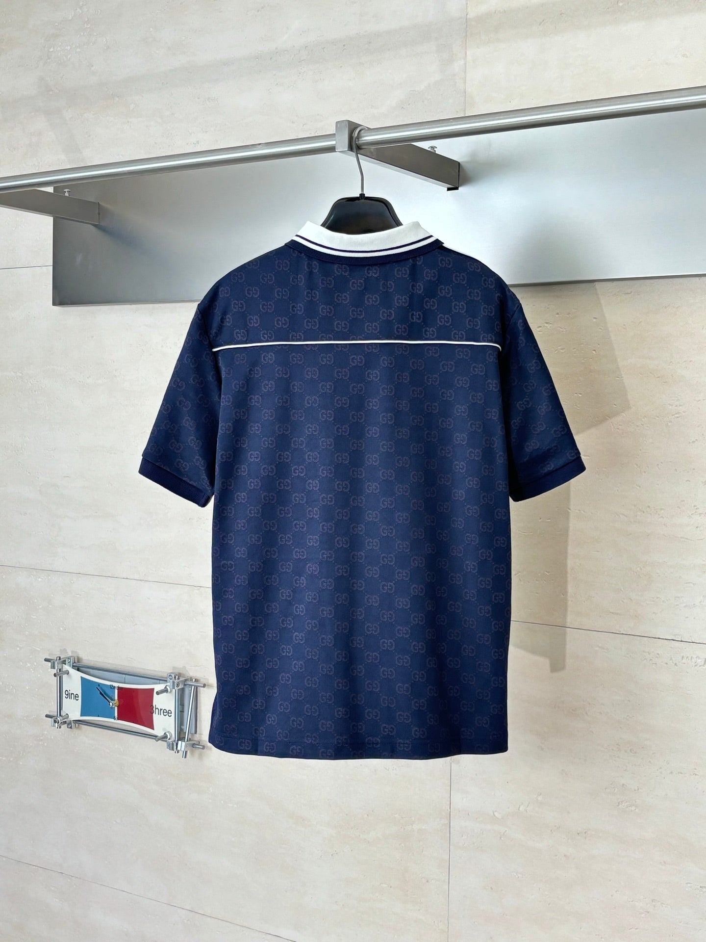 GG Jacquard Short-Sleeve Polo