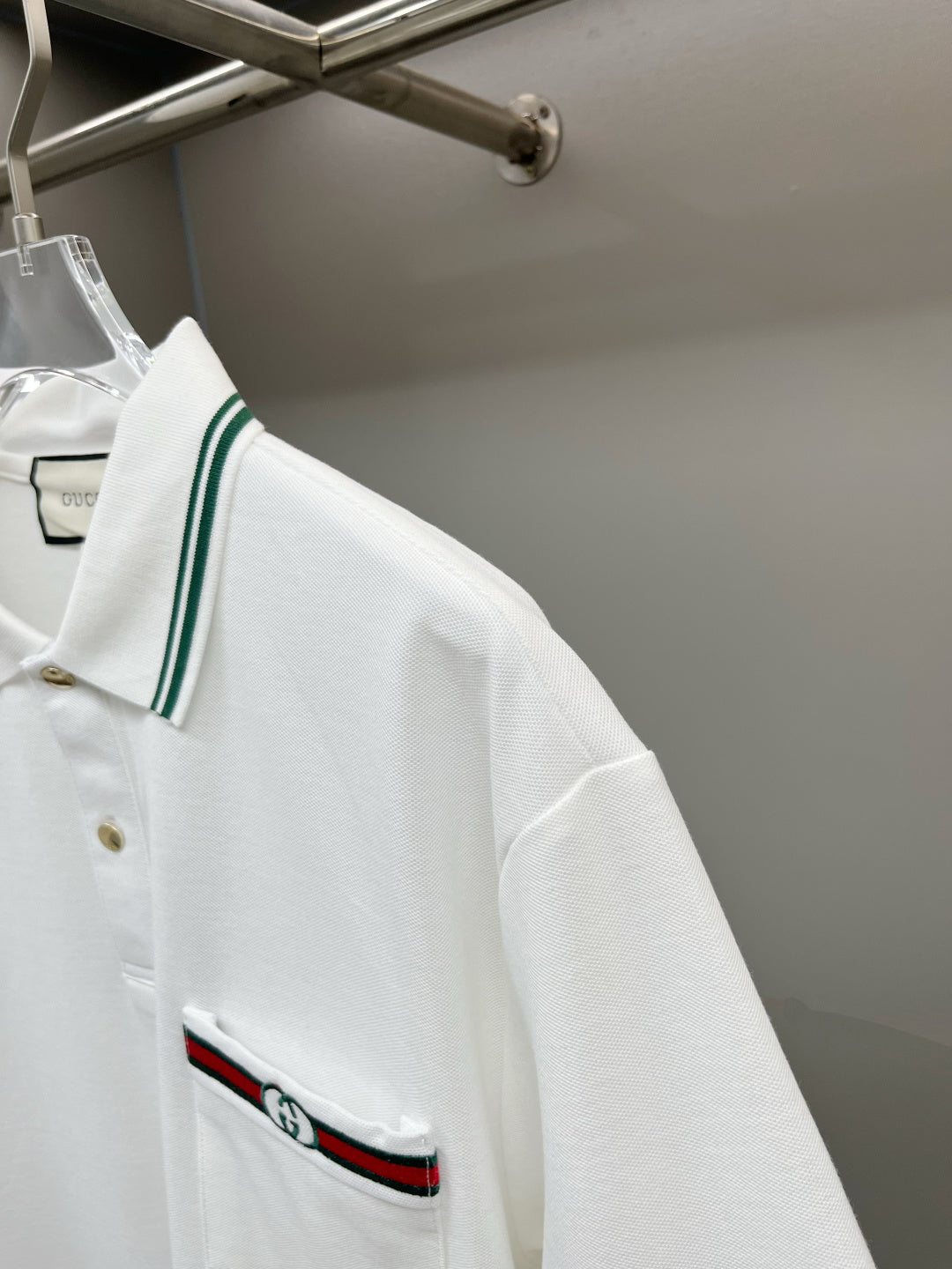 GG Embroidered polo shirt