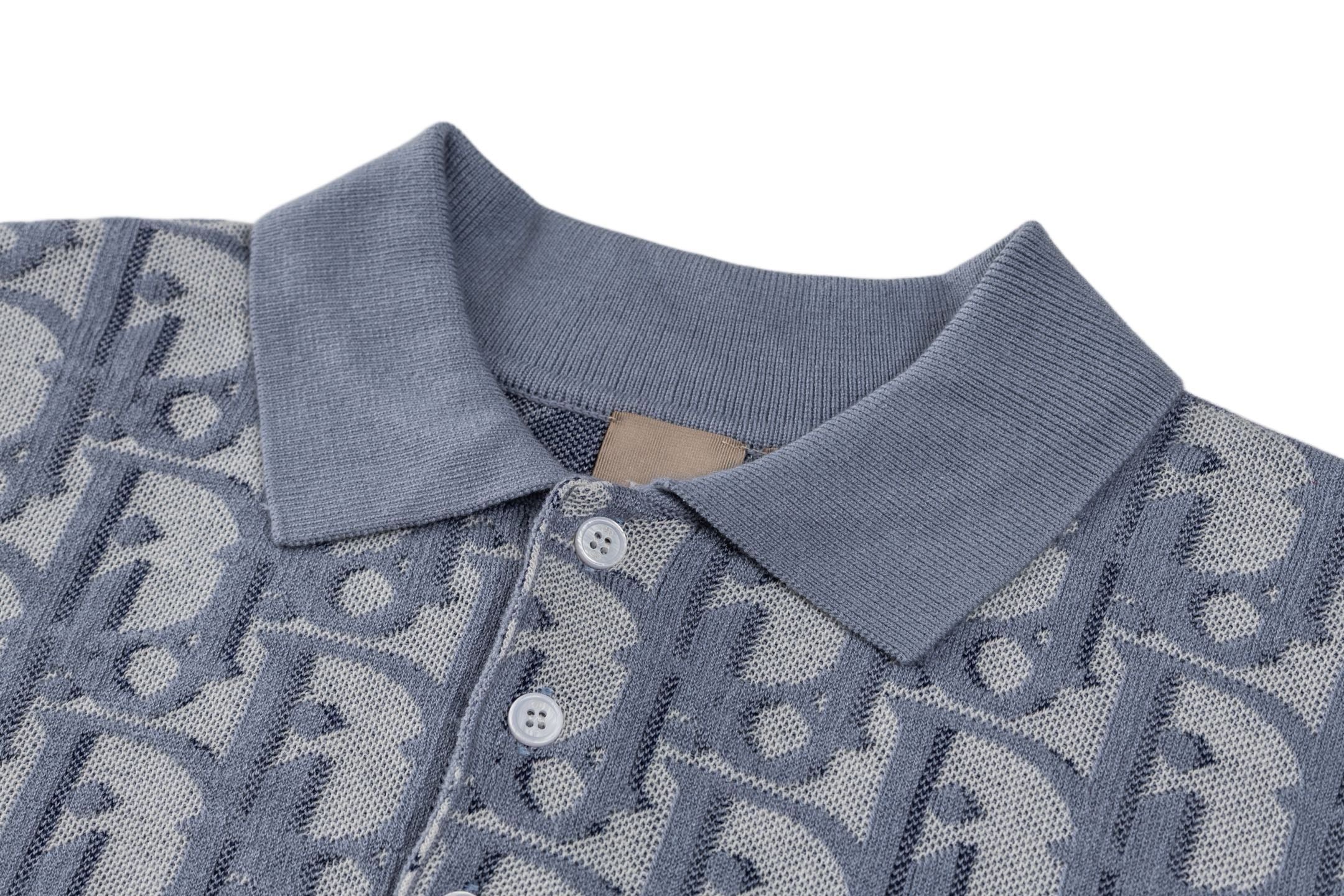 Dior Oblique Jacquard Knit Shirt