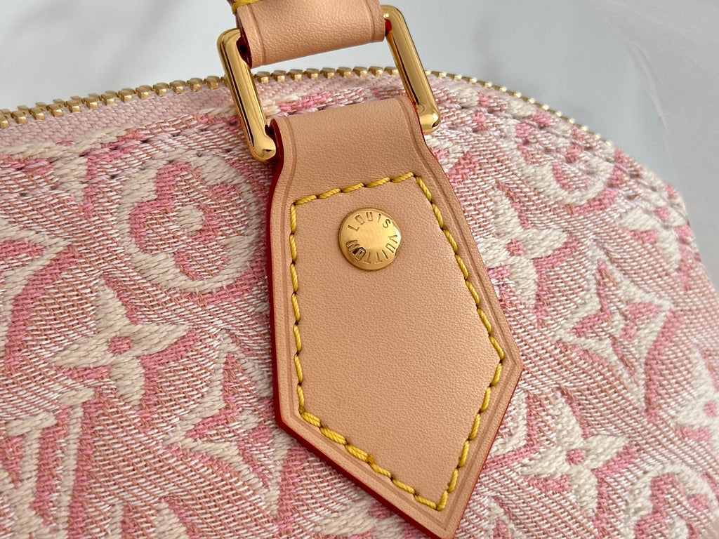 LV Jacquard Shell Handbag